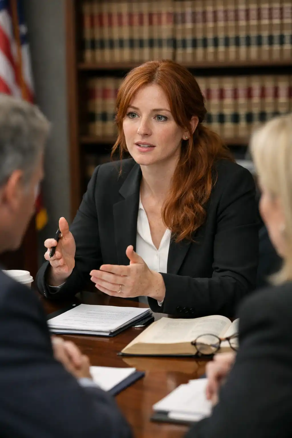 lawyer in conference